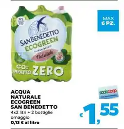 Coop ACQUA NATURALE ECOGREEN SAN BENEDETTO offerta