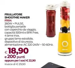 Coop FRULLATORE SMOOTHIE MAKER FR04 offerta