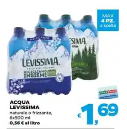Coop ACQUA LEVISSIMA offerta
