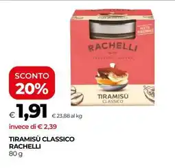 Coop TIRAMISÙ CLASSICO RACHELLI offerta