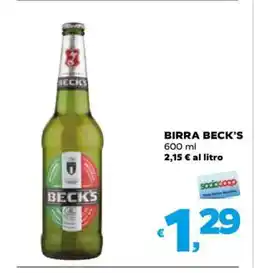 Coop Birra Beck's offerta