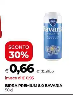 Coop BIRRA PREMIUM 5.0% BAVARIA offerta