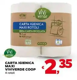 Coop CARTA IGIENICA MAXI VIVIVERDE COOP offerta