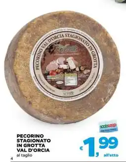 Coop Pecorino Stagionato in Grotta Val d'Orcia offerta