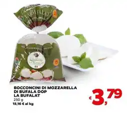 Coop BOCCONCINI DI MOZZARELLA DI BUFALA DOP LA BUFALAT offerta