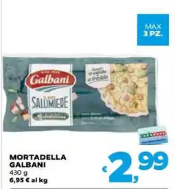 Coop MORTADELLA GALBANI offerta