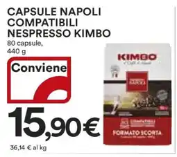 Coop CAPSULE NAPOLI COMPATIBILI NESPRESSO KIMBO offerta