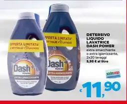 Coop Detersivo Liquido Lavatrice Dash Power offerta