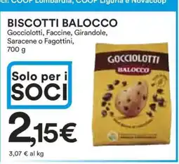 Coop Biscotti Balocco offerta