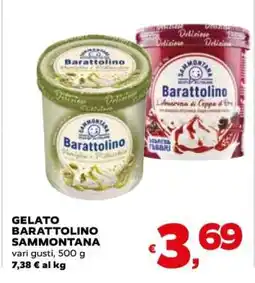 Coop GELATO BARATTOLINO SAMMONTANA offerta