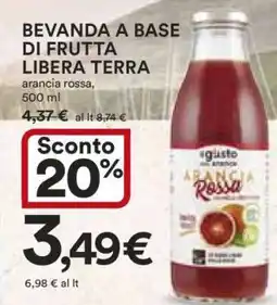 Coop BEVANDA A BASE DI FRUTTA LIBERA TERRA offerta