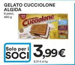 Coop GELATO CUCCIOLONE ALGIDA offerta