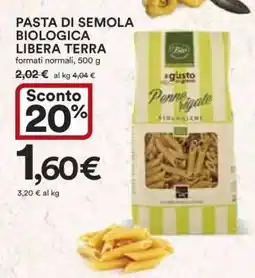 Coop PASTA DI SEMOLA BIOLOGICA LIBERA TERRA offerta