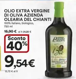 Coop OLIO EXTRA VERGINE DI OLIVA AZIENDA OLEARIA DEL CHIANTI offerta