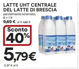 Coop LATTE UHT CENTRALE DEL LATTE DI BRESCIA offerta