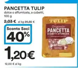 Coop PANCETTA TULIP offerta
