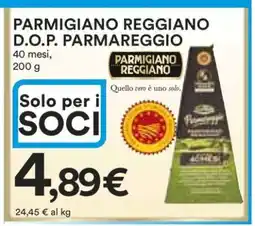Coop PARMIGIANO REGGIANO D.O.P. PARMAREGGIO offerta