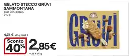 Coop Gelato Stecco Gruvi Sammontana offerta