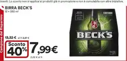 Coop Birra Beck's offerta