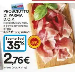 Coop Prosciutto di Parma D.O.P offerta
