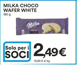 Coop MILKA CHOCO WAFER WHITE offerta