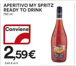 Coop APERITIVO MY SPRITZ READY TO DRINK offerta