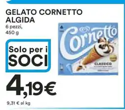 Coop GELATO CORNETTO ALGIDA offerta