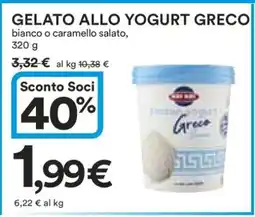 Coop GELATO ALLO YOGURT GRECO offerta