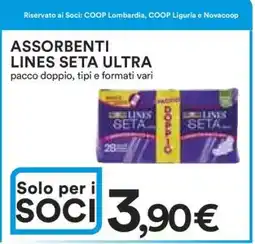 Coop Assorbenti Lines Seta Ultra offerta