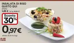 Coop INSALATA DI RISO GUSTO QUI offerta