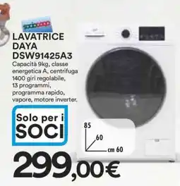 Coop LAVATRICE DAYA DSW91425A3 offerta