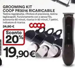 Coop GROOMING KIT COOP PR3016 RICARICABILE offerta