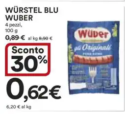 Coop WÜRSTEL BLU WÜBER offerta