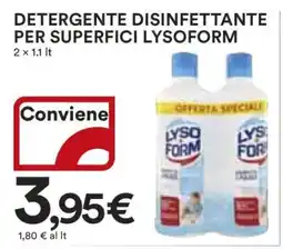 Coop Detergente Disinfettante per Superfici Lysoform offerta