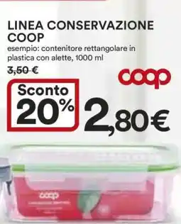 Coop LINEA CONSERVAZIONE COOP offerta
