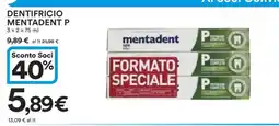 Coop Dentifricio Mentadent P offerta