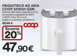 Coop FRIGGITRICE AD ARIA COOP AF9001-GSN offerta