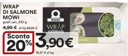 Coop WRAP DI SALMONE MOWI offerta