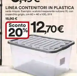 Coop LINEA CONTENITORI IN PLASTICA offerta