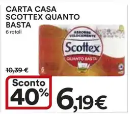 Coop CARTA CASA SCOTTEX QUANTO BASTA offerta