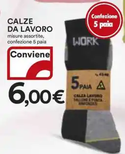 Coop CALZE DA LAVORO offerta