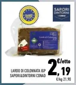 Conad City Lardo di Colonnata IGP Sapori&Dintorni Conad offerta