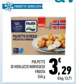 Conad City Polpette di Merluzzo Norvegese Frosta offerta