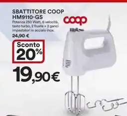 Coop SBATTITORE COOP HM9110-GS offerta