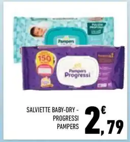 Conad City SALVIETTE BABY-DRY - PROGRESSI PAMPERS offerta
