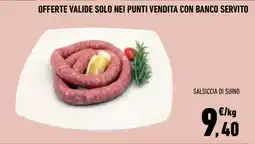 Conad City Salsiccia Di Suino offerta