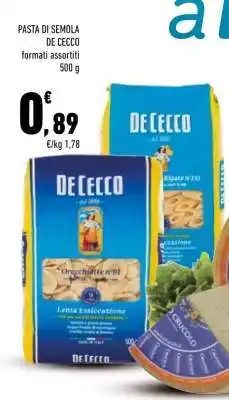 Conad City Pasta di Semola De Cecco offerta