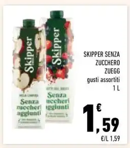 Conad City SKIPPER SENZA ZUCCHERO ZUEGG offerta