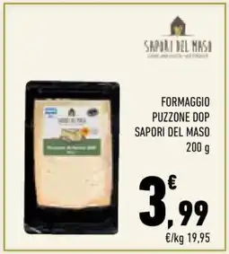 Conad City Formaggio Puzzone DOP Sapori del Maso offerta