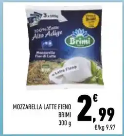 Conad City MOZZARELLA LATTE FIENO BRIMI offerta